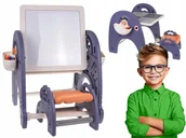 Tablice dla dzieci - Składana Tablica Suchościeralna Stolik Krzesełko Dla Dzieci Akcesoria - miniaturka - grafika 1