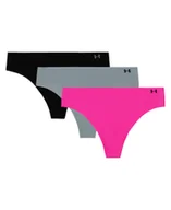 Majtki damskie - Stringi damskie Under Armour Pure Stretch NS THONG 3Pack S - miniaturka - grafika 1