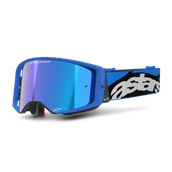 Gogle i okulary motocyklowe - Gogle MX Alpinestars Supertech Stream Niebieski - miniaturka - grafika 1
