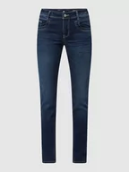 Spodnie damskie - Jeansy o kroju regular fit z dodatkiem streczu model ‘Alexa’ - miniaturka - grafika 1