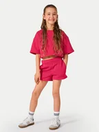 Spodenki damskie - Kids ONLY Szorty sportowe Fave 15339847 Różowy Regular Fit - miniaturka - grafika 1