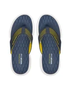 Klapki i japonki męskie - Skechers Japonki Vapor Foam Sandal-Sayto 232894/NVYL Granatowy - miniaturka - grafika 1