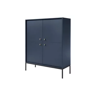 Komoda MK104 Mono Piaski Meble Beż Piaskowy, Czarne - Komody - miniaturka - grafika 1