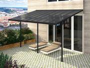 Kratki i pergole - Rojaplast pergola ogrodowa BRUCE H 557×305 cm szara - miniaturka - grafika 1