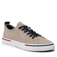 Trampki damskie - Pepe jeans Tenisówki Kenton Smart 22 PMS30811 Camel 855 - miniaturka - grafika 1