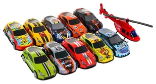 7-poziomowy Parking dla dzieci 3+ Helikopter + 10 Autek + Winda + Zjeżdżalnie - Tory, garaże, parkingi - miniaturka - grafika 6