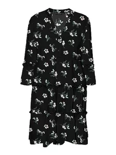 VERO MODA Damska letnia sukienka, Czarny/Aop: ann, XS - Sukienki - miniaturka - grafika 1