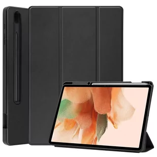 Samsung Strado Etui Smart Pencil case do Galaxy Tab S7 FE T736/ Plus T970 (Czarne) DNETSPCTS7FE.BLACK - Etui do tabletów - miniaturka - grafika 1