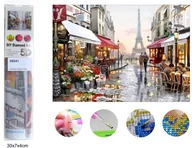 Zabawki kreatywne - Mozaika diamentowa Wieża Eiffla - miniaturka - grafika 1