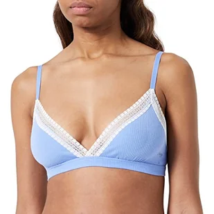 Sloggi Damski biustonosz Go Ribbed Top, Riviera, XL - Koszulki i topy damskie - miniaturka - grafika 1