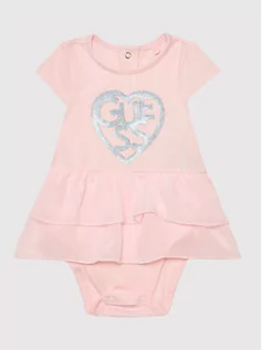 Body dla niemowląt - Guess Body dziecięce S2GG00 J1300 Różowy Regular Fit - grafika 1