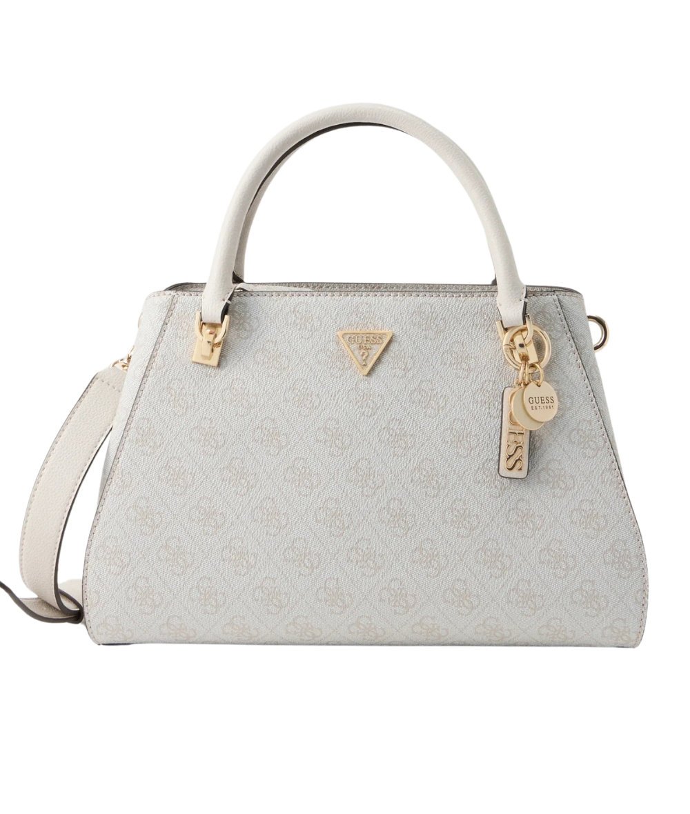 GUESS Kremowa damska torebka Noelle II w monogram