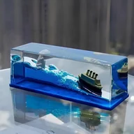 Sortery dla dzieci - Zabawka antystresowa Niezatapialny statek Titanic 145x50x52 mm - miniaturka - grafika 1