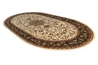 Dywany - Dywan ROYAL ADR owal wzór 521 karmelowy beżowy 100x180 cm - miniaturka - grafika 1