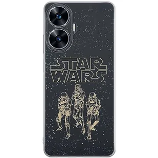Etui Gwiezdne Wojny 005 Star Wars Nadruk pełny Granatowy Producent: Realme, Model: C55 - Etui i futerały do telefonów - miniaturka - grafika 1