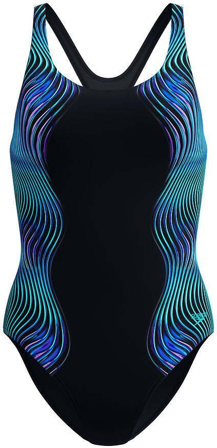 Speedo Damski Strój kąpielowy ENG PRINT MEDALIST 1PC
