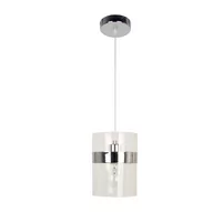 Lampy sufitowe - Candellux BRANDO LAMPA WISZĄCA 15 1X60W E27 CHROM TRANSPARENT - miniaturka - grafika 1