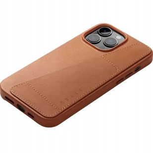 Mujjo Etui Full Leather Wallet Case do iPhone 14 Pro Max brązowe - Etui i futerały do telefonów - miniaturka - grafika 1