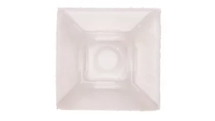 Elektro-Plast Opatówek Podstawka montażowa samoprzylepna do opasek zaciskowych biała PMS-25-25 Opatówe 25.225 - Inne akcesoria elektryczne - miniaturka - grafika 1