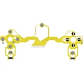 Akcesoria do Playstation - Taśma, folia JDM001/JDM010/JDM011 przewodząca transmisyjna przycisków do kontrolerów PS4, złota - miniaturka - grafika 1