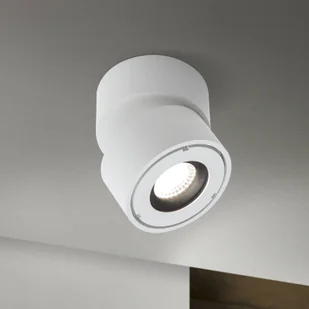 ORION Reflektor zewnętrzny LED Harvey, biały, Ø 10 cm, odlew aluminiowy - Lampy ogrodowe - miniaturka - grafika 1