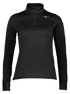 Mizuno Koszulka funkcyjna "Vortex Warmalite" w kolorze czarnym - Koszulki sportowe damskie - miniaturka - grafika 1