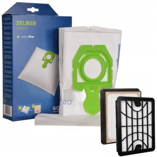 4x WORKI + HEPA do Odkurzacza Zelmer Syrius Cobra - Worki do odkurzaczy 4x WORKI + HEPA do Odkurzacza Zelmer Syrius Cobra - Worki do odkurzaczy - miniaturka - grafika 1