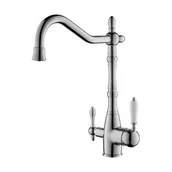 Baterie kuchenne - Blue Water SAXO CHROM Bateria kuchenna z podłaczeniem do fitrów  SAXO CHROM - miniaturka - grafika 1