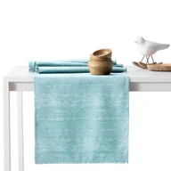 Obrusy i serwetki - Bieżnik plamoodporny AMELIAHOUSE Vesta, błękitny, 30x80 cm - miniaturka - grafika 1