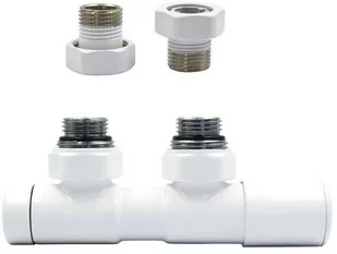 Zawór regulacyjny 50mm TWINS biały prawy GZ1/2 - Zawory i kraniki - miniaturka - grafika 1