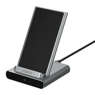 Rapoo Ładowarka  RAPOO ŁADOWARKA BEZPRZEWODOWA 10W XC350 CZARNA 1920410000 - Ładowarki do telefonów - miniaturka - grafika 1