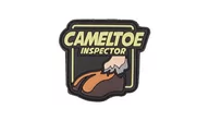 Odzież taktyczna i umundurowanie - 101 Inc. - Naszywka 3D - Cameltoe Inspector - Czarny - miniaturka - grafika 1