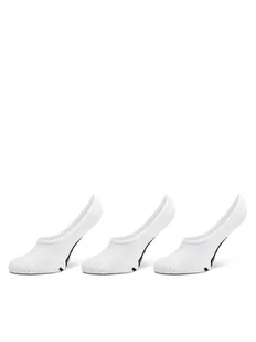 Vans Zestaw 3 par stopek męskich Classic No Show VN000F10WHT1 Biały - Skarpetki męskie - miniaturka - grafika 1