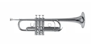 Roy Benson C-Trompete MOD.TR-402CS + 1 komplet srebrnych pociągów Bb, w zestawie etui RB701089 - Instrumenty dęte - miniaturka - grafika 1