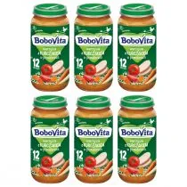 BoboVita Obiadek Warzywa z kurczakiem w pomidorach po 12 miesiącu Zestaw 6 x 250 g - Dania dla dzieci - miniaturka - grafika 1