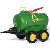 Jeździki dla dzieci - Rolly Toys Cysterna John Deere Dwuosiowa Z Pompką - miniaturka - grafika 1