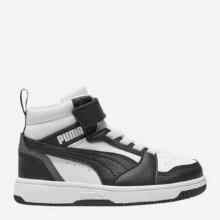 Botki chłopięce Puma Rebound V6 Mid AC+ PS 39383201 34 (2.5UK) Czarne (4065454846778). Botki i trzewiki chłopięce - Buty dla chłopców - miniaturka - grafika 1