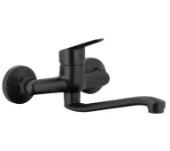 Baterie kuchenne - KFA Armatura Sparc 5410-910-81 Mosiężna Czarny - miniaturka - grafika 1