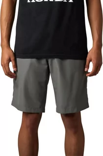 Spodenki męskie - spodenki męskie FOX ESSEX TECH 21 SHORTS Pewter Grey - grafika 1