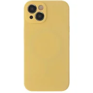 Etui i futerały do telefonów - Etui TECTO SHIELD Soft Touch Mag do Apple iPhone 15 Plus Żółty - miniaturka - grafika 1