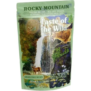 Karma dla kota TASTE OF THE WILD Rocky Mountain Kurczak z łososiem w sosie 85 g - Mokra karma dla kotów - miniaturka - grafika 1