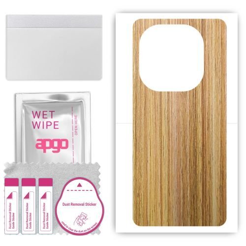 folia naklejka skórka strukturalna na TYŁ do Vivo iQOO 12 Pro - Drewno Dąb Miodowy - apgo SKINS