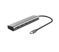 Huby USB - Trust Halyx 5xUSB-C Szary - miniaturka - grafika 1