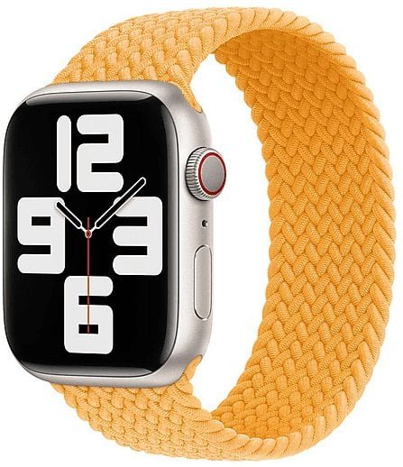Apple Opaska WATCH BRAIDED STRAP SOLO 40/41/42MM SUNSHINE SIZE 4 ORYGINALNA PLOMBA