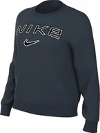 Koszulki i topy damskie - Nike Damski top z logo w NSW Phnx FLC Std Logo Crew - miniaturka - grafika 1