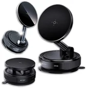 Uchwyty samochodowe do telefonów - Uchwyt na telefon do samochodu na kokpit, szybę, magnetyczny 360 - miniaturka - grafika 1