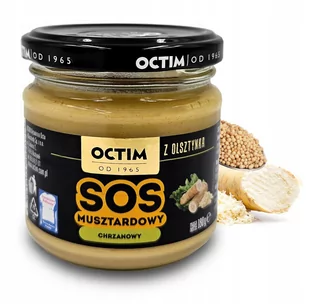 Octim Sos Musztardowy Chrzanowy 180g - Musztardy - miniaturka - grafika 1