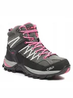 Buty trekkingowe męskie - Cmp Trekkingi Rigel Mid Wmn Trekking Shoes Wp 3Q12946 Szary - miniaturka - grafika 1