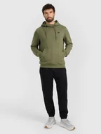 Spodnie sportowe męskie - 4F Spodnie dresowe joggery męskie - czarne XXL - miniaturka - grafika 1