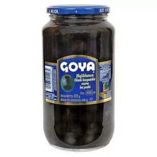 Goya Hojiblanca oliwki czarne drylowane 935ml - Pasztet i przetwory mięsne - miniaturka - grafika 1